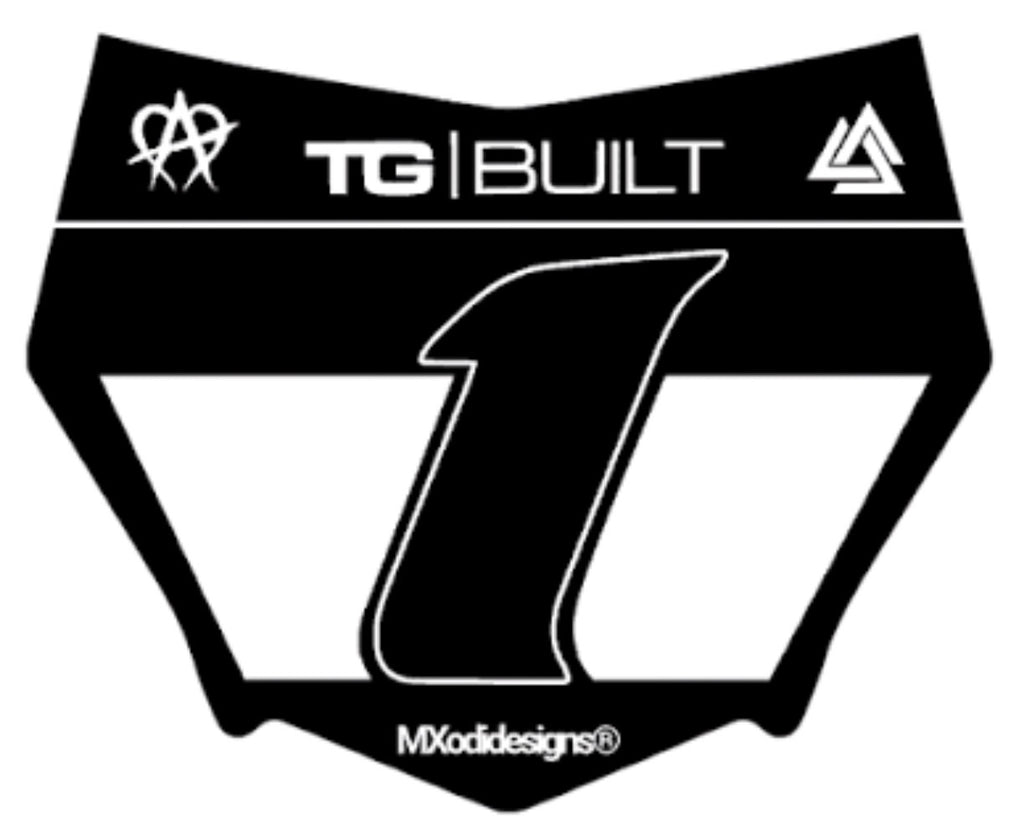 Vented Motocutz Plate + Premium Sticker