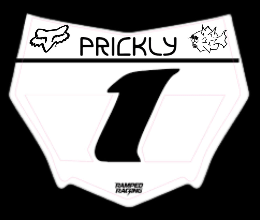 Vented Motocutz Plate + Premium Sticker