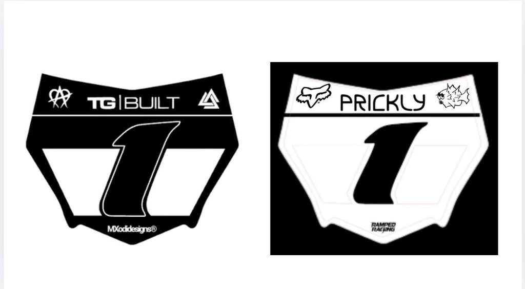 Vented Motocutz Plate + Premium Sticker