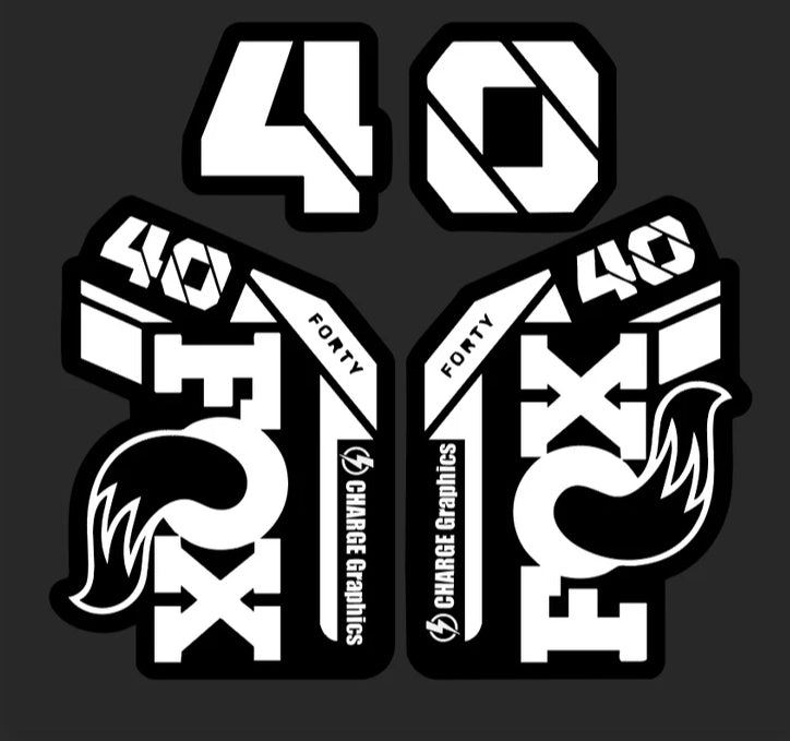 Fox 40 Fork Tube Decal